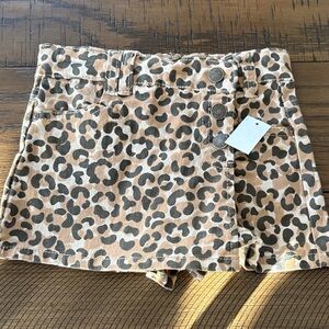 Jessica Simpson Leopard Print Kids Skort